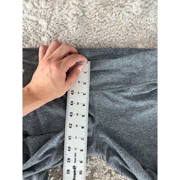 Athleta Size S Cropped Stretch Flat Front Legging Gray Pants Pull On Casual - Picture 5 of 11
